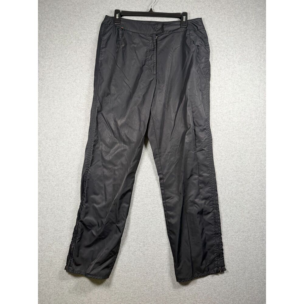 Nike Tech Lab Men's M Black Track Pants Zip Ankle Athletic Vintage 3917